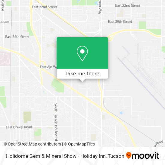 Holidome Gem & Mineral Show - Holiday Inn map