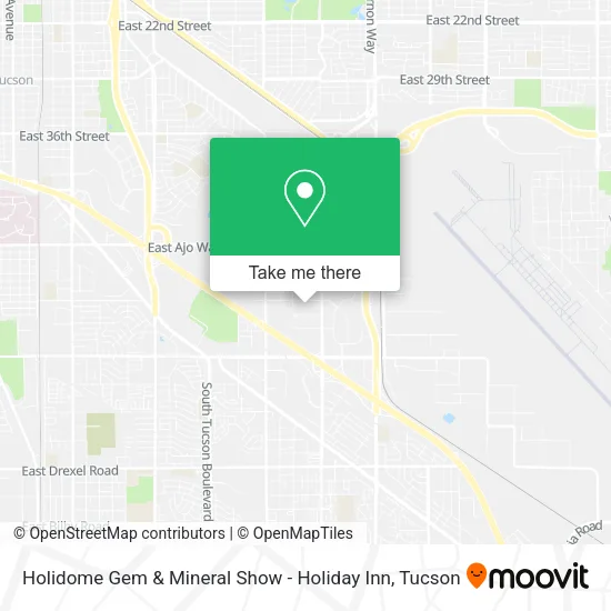 Holidome Gem & Mineral Show - Holiday Inn map
