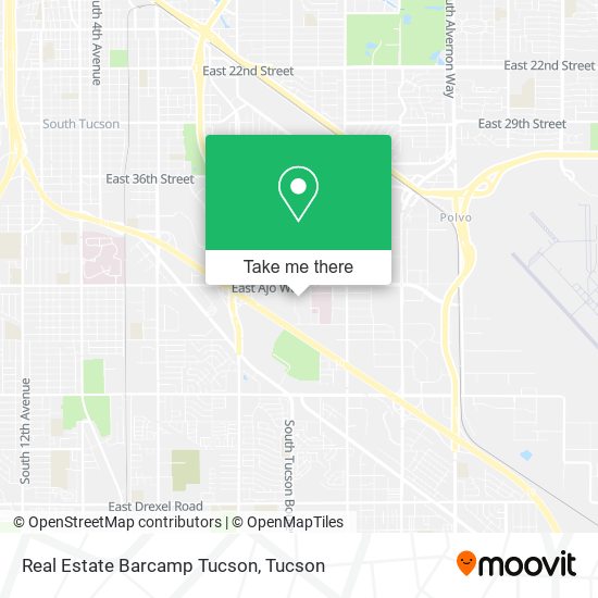 Real Estate Barcamp Tucson map