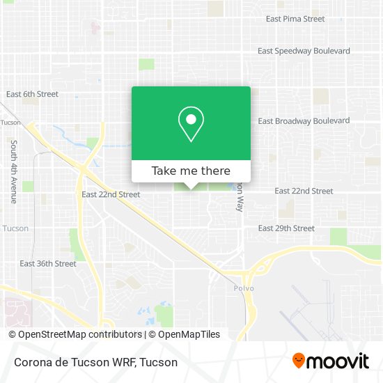 Corona de Tucson WRF map