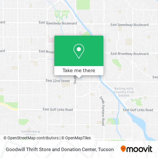 Mapa de Goodwill Thrift Store and Donation Center