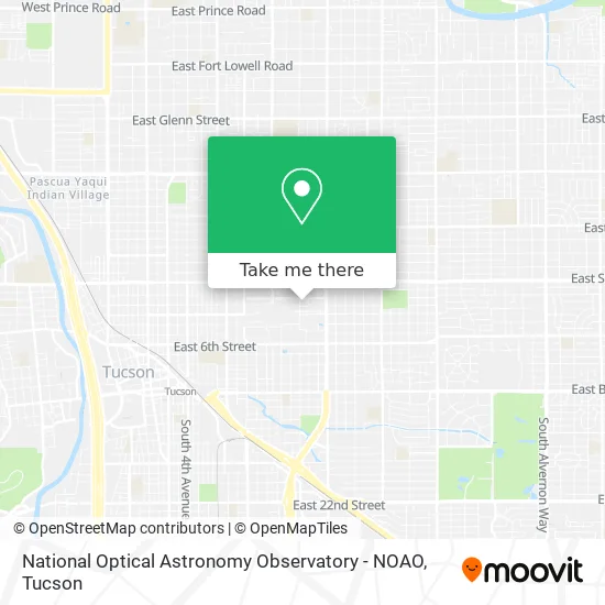 Mapa de National Optical Astronomy Observatory - NOAO