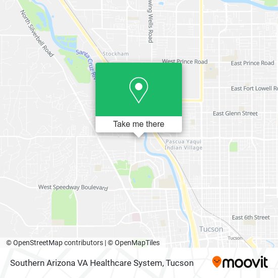 Southern Arizona VA Healthcare System map