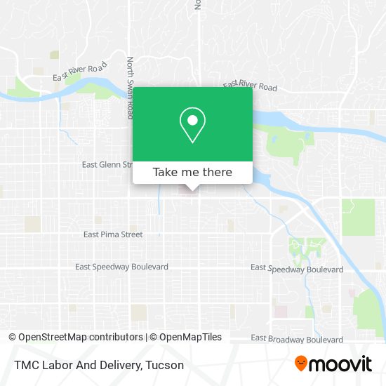 TMC Labor And Delivery map