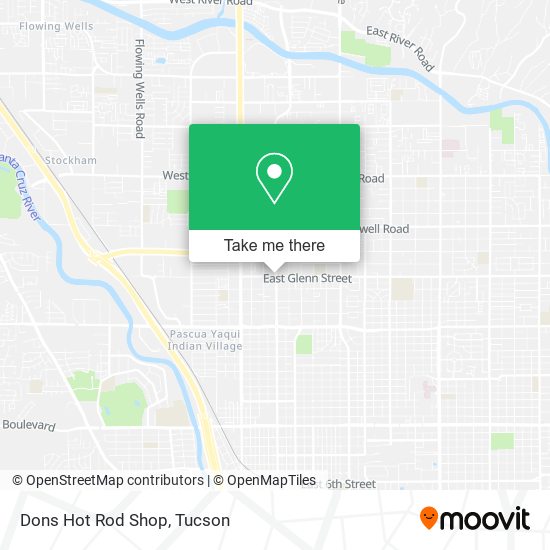 Dons Hot Rod Shop map