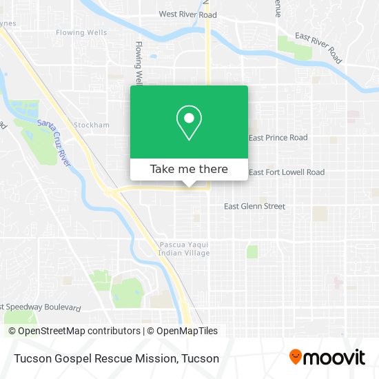 Tucson Gospel Rescue Mission map