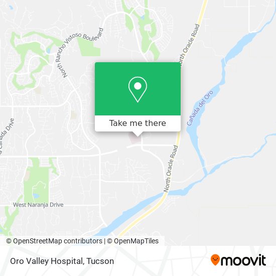 Mapa de Oro Valley Hospital