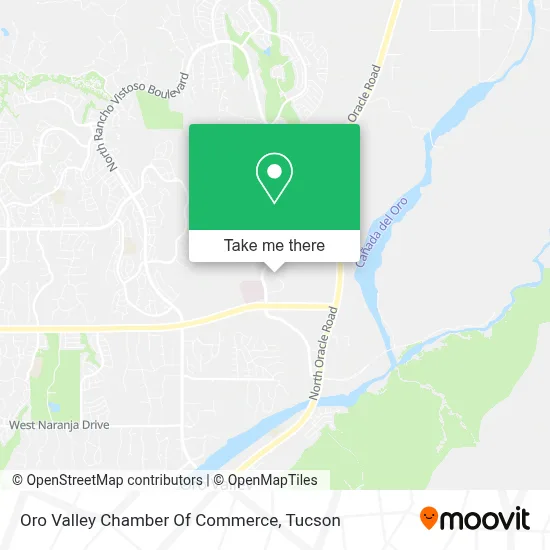 Oro Valley Chamber Of Commerce map