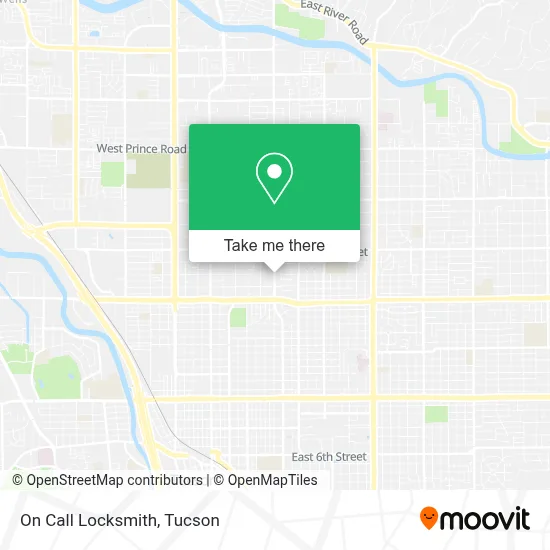 On Call Locksmith map