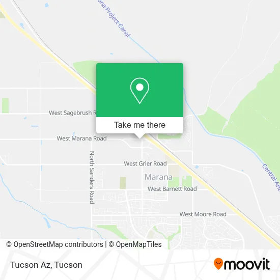 Tucson Az map