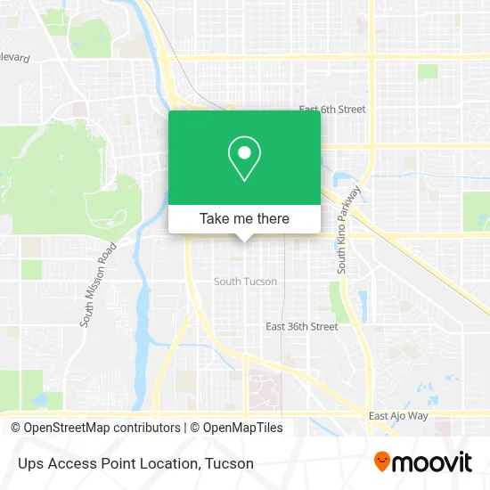 Ups Access Point Location map