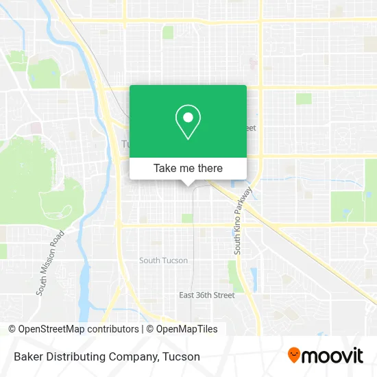 Baker Distributing Company map