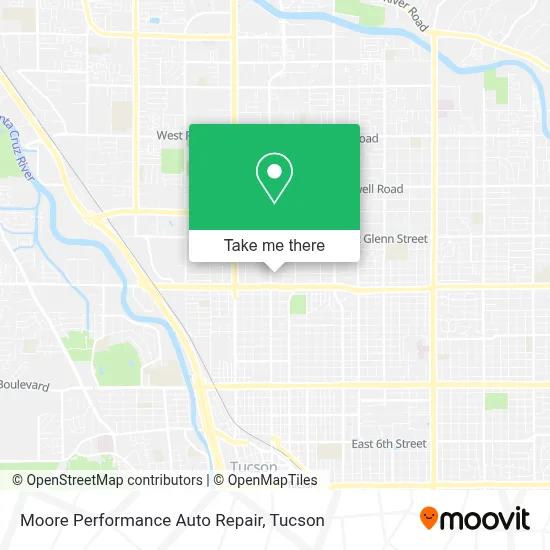 Moore Performance Auto Repair map