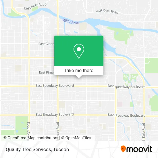 Quality Tree Services map