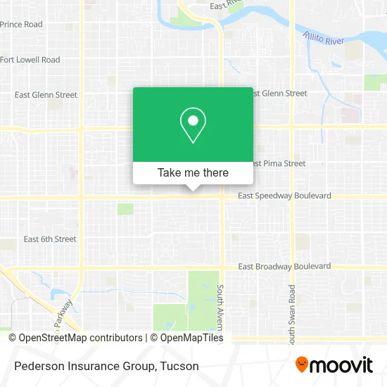 Pederson Insurance Group map