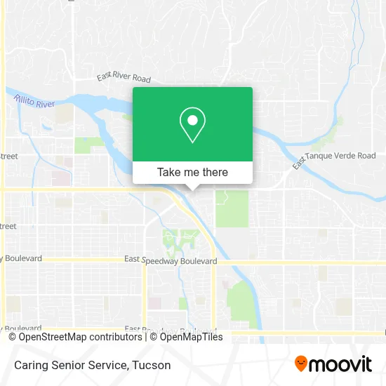 Caring Senior Service map