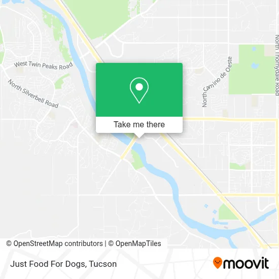 Just Food For Dogs map