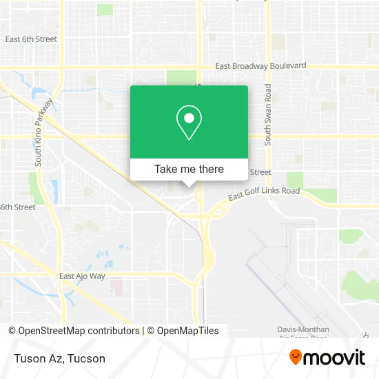 Tuson Az map