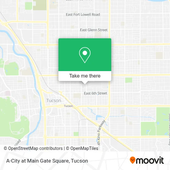 A-City at Main Gate Square map