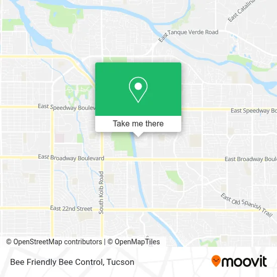 Bee Friendly Bee Control map