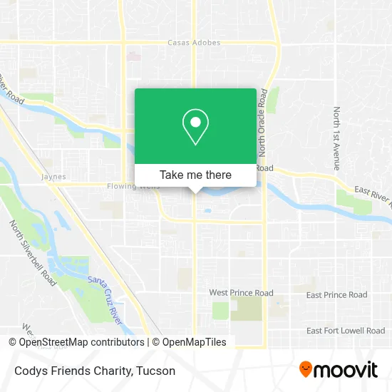 Codys Friends Charity map