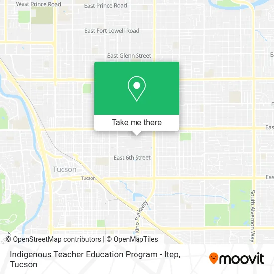 Indigenous Teacher Education Program - Itep map