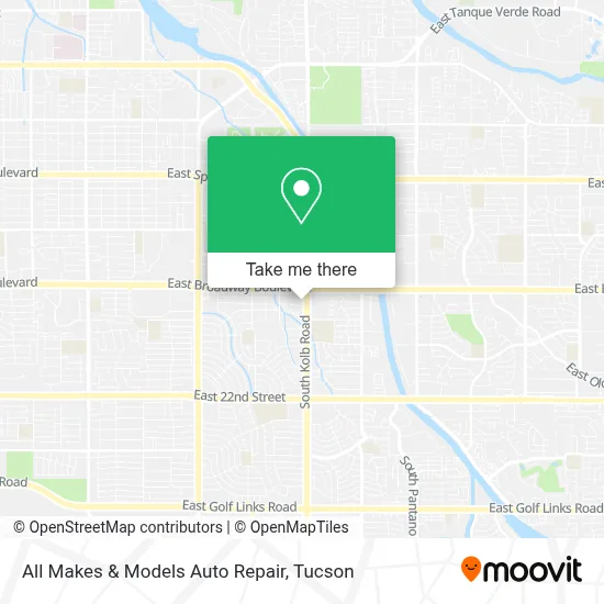 All Makes & Models Auto Repair map