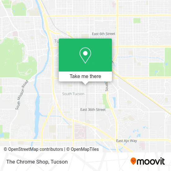 The Chrome Shop map