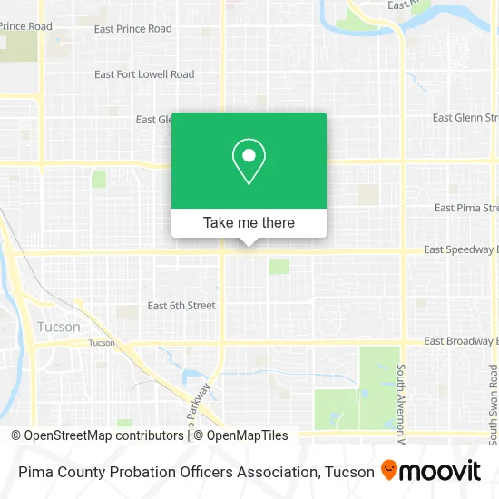 Pima County Probation Officers Association map