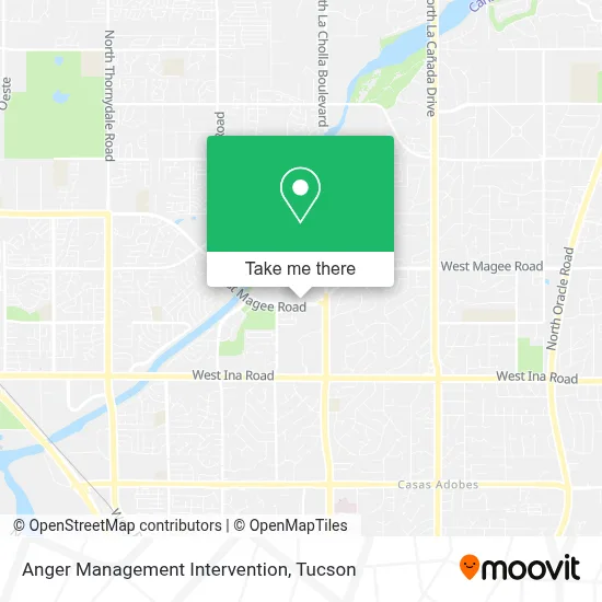 Anger Management Intervention map