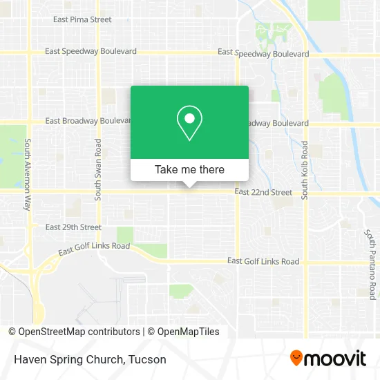 Haven Spring Church map