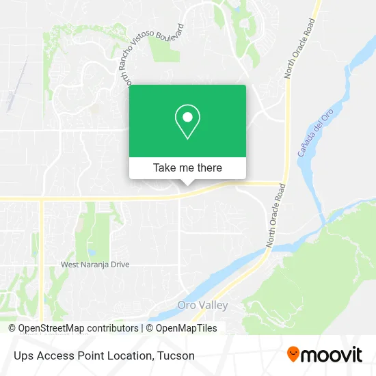 Ups Access Point Location map