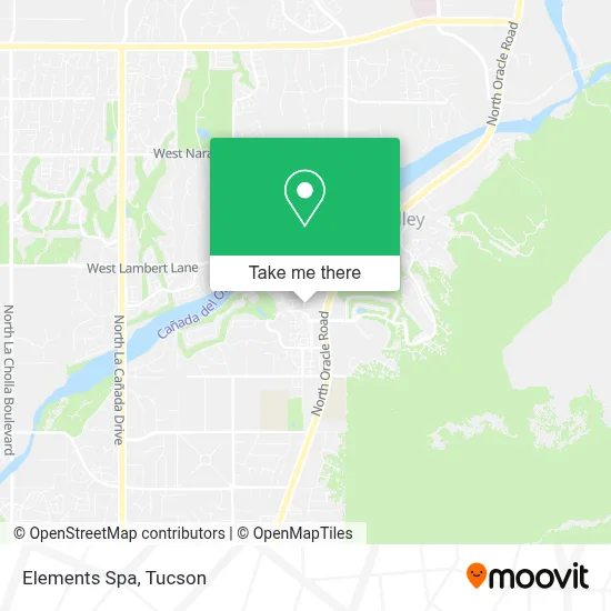 Elements Spa map