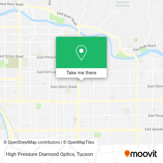 High Pressure Diamond Optics map