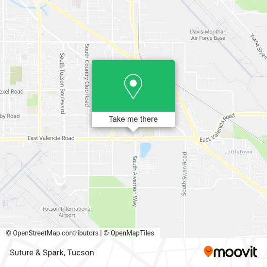 Suture & Spark map