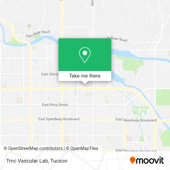 Tmc Vascular Lab map
