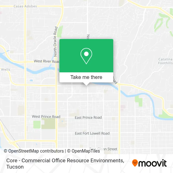 Core - Commercial Office Resource Environments map