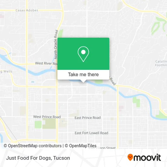 Just Food For Dogs map