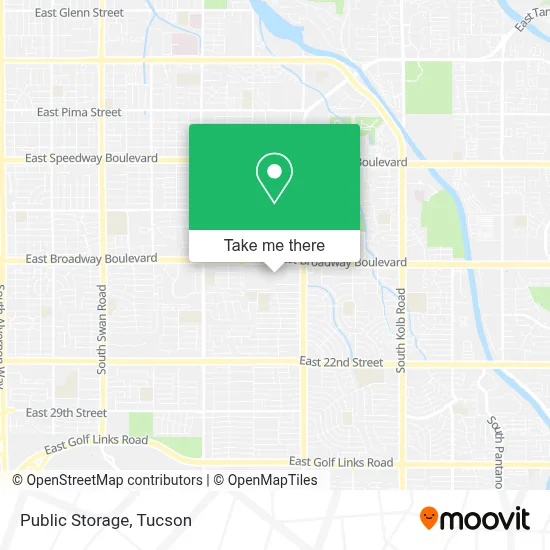 Public Storage map