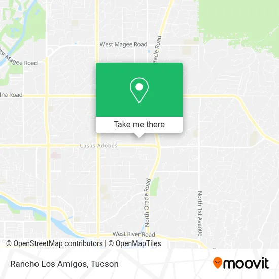Rancho Los Amigos map
