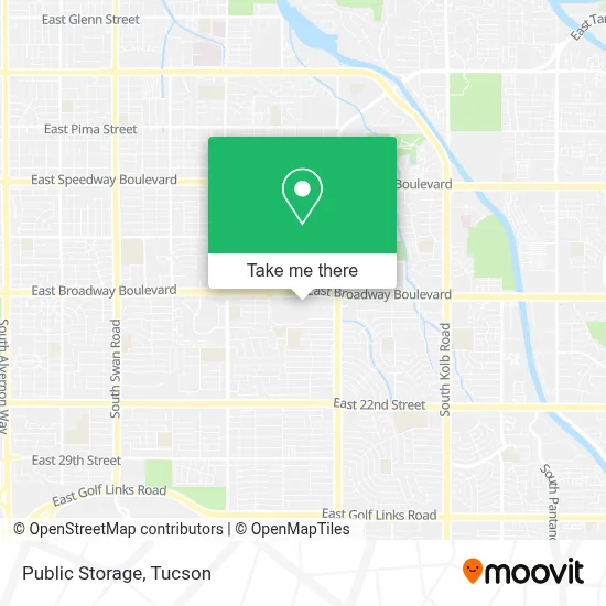 Public Storage map