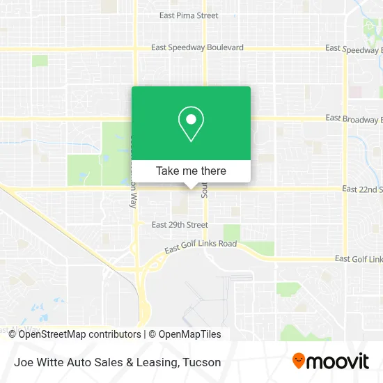 Joe Witte Auto Sales & Leasing map