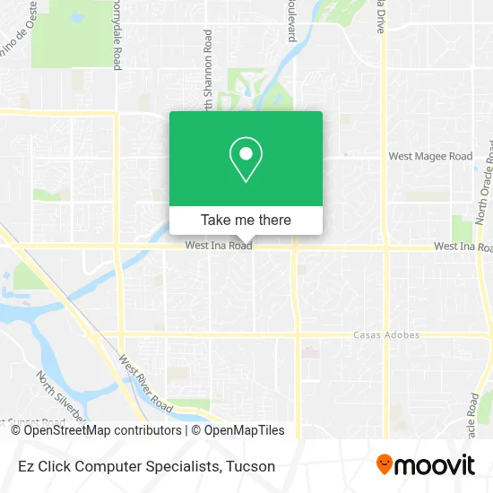 Ez Click Computer Specialists map