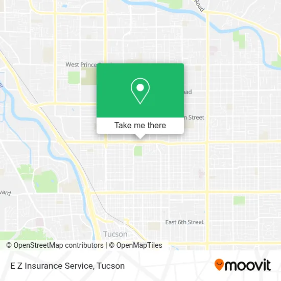 E Z Insurance Service map
