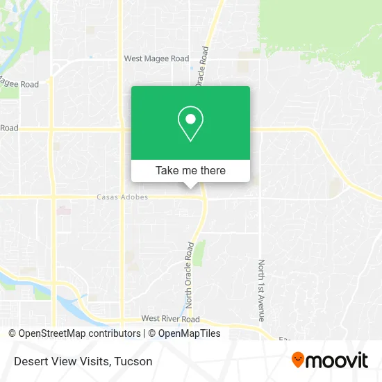 Desert View Visits map