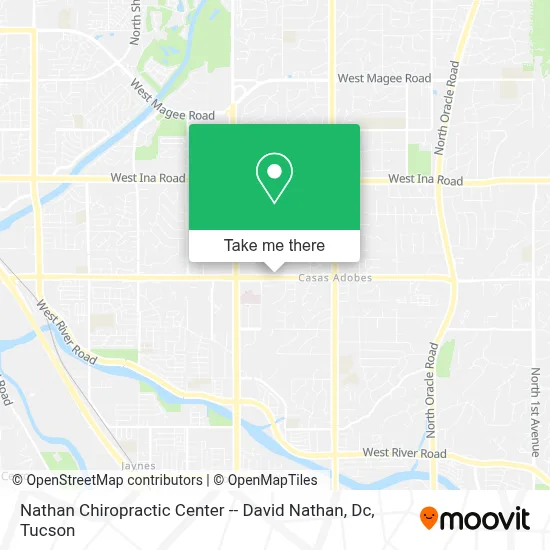 Nathan Chiropractic Center -- David Nathan, Dc map
