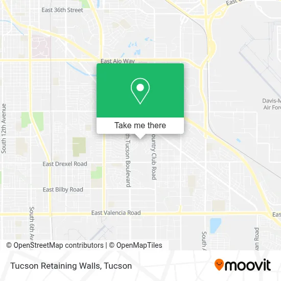 Tucson Retaining Walls map