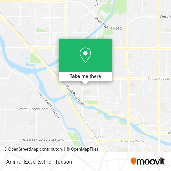 Animal Experts, Inc. map