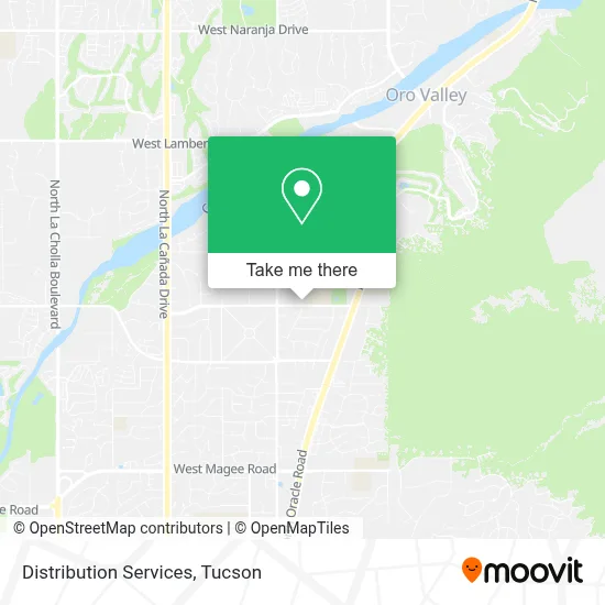 Distribution Services map