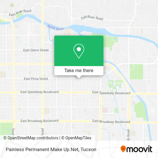 Painless Permanent Make Up.Net map